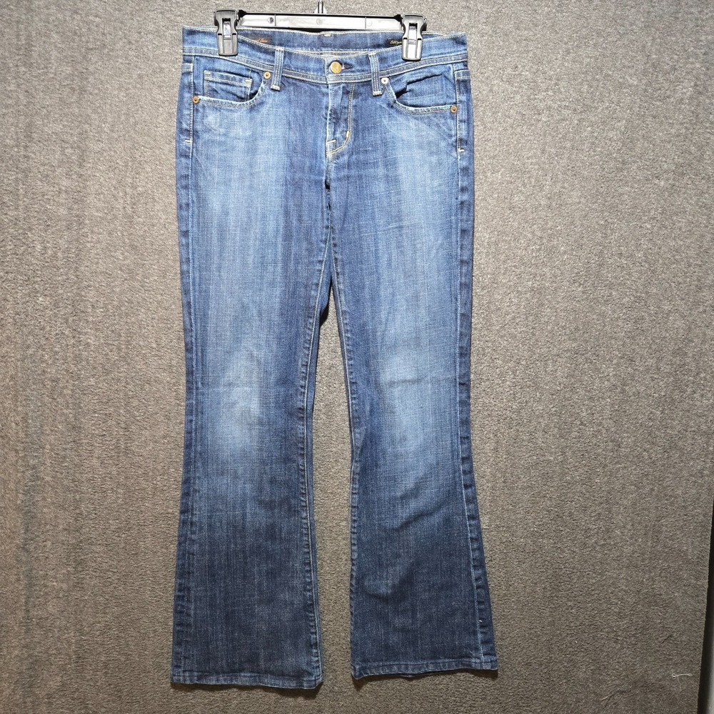 Citizens of Humanity Naomi #065 Low Rise Flare Jeans 31 x 31 Y2K Distressed